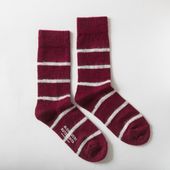 NISHIGUCHI KUTSUSHITA/モヘアウールボーダーソックス S